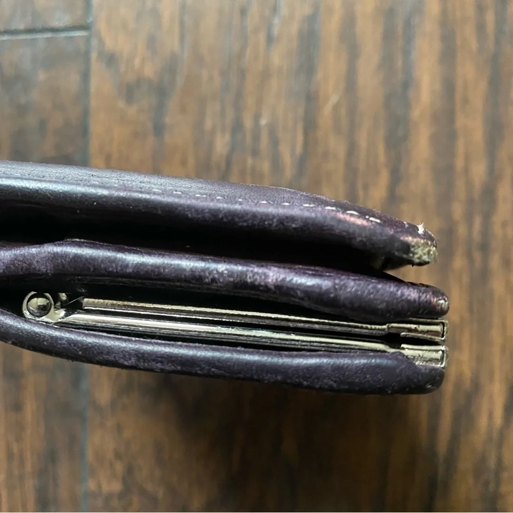 Vintage Coach Leather Small Wallet